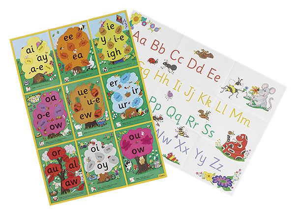 Jolly Phonics Alternative Spelling &Amp; Alphabet Posters Jl296 (In Print Letters) Jolly Phonics Alternative Spelling &Amp; Alphabet Posters Jl296 (In Print Letters)